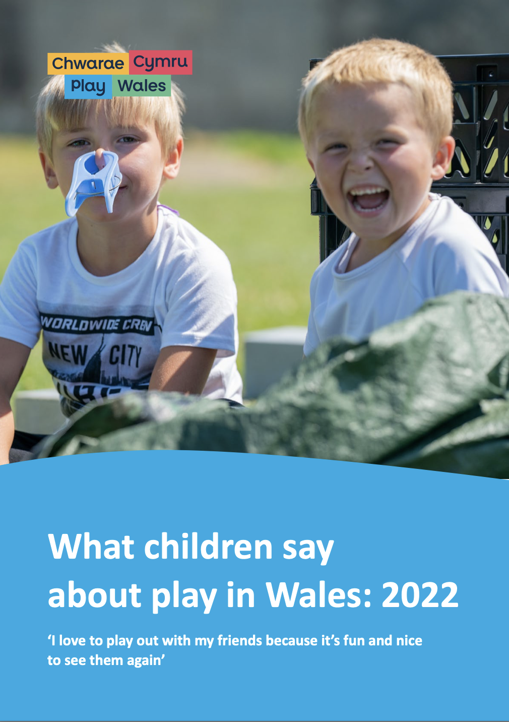What children say about play in Wales 2022